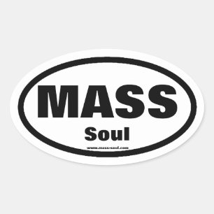 Mass soul Oval Sticker