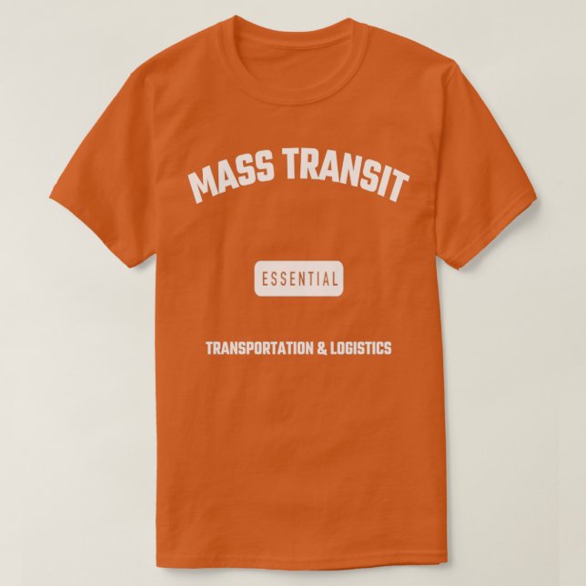 Mass Transit T-Shirt (Design Front)