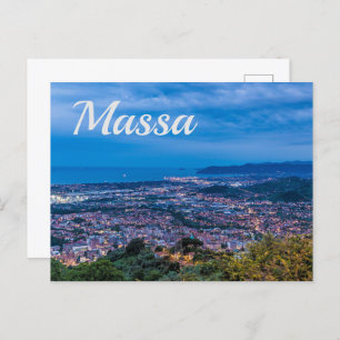Massa Italy Massa-Carrara Toskana Panorama Holiday Postcard