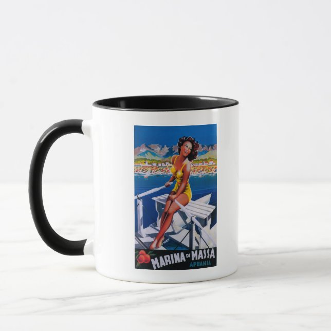 Massa Marina Travel Poster Mug (Left)