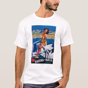 Massa Marina Travel Poster T-Shirt