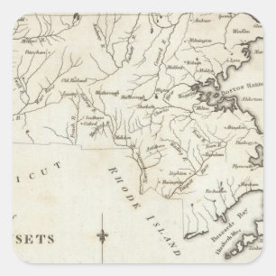 Massachusetts 2 square sticker
