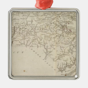 Massachusetts 4 metal tree decoration