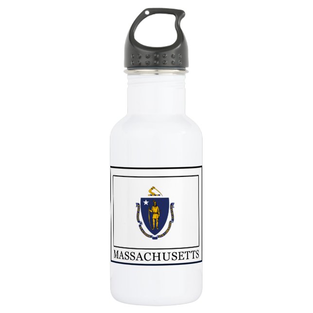 Massachusetts 532 Ml Water Bottle (Front)