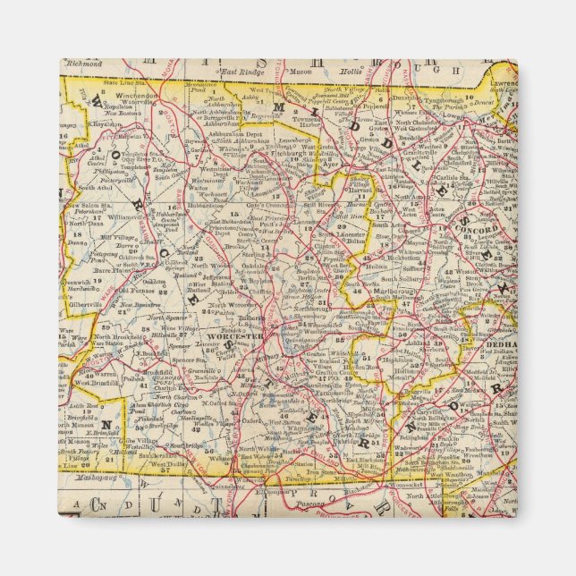 Massachusetts 8 magnet (Front)