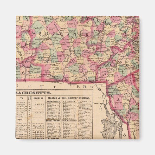 Massachusetts 8 magnet (Front)