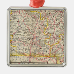 Massachusetts 8 metal tree decoration