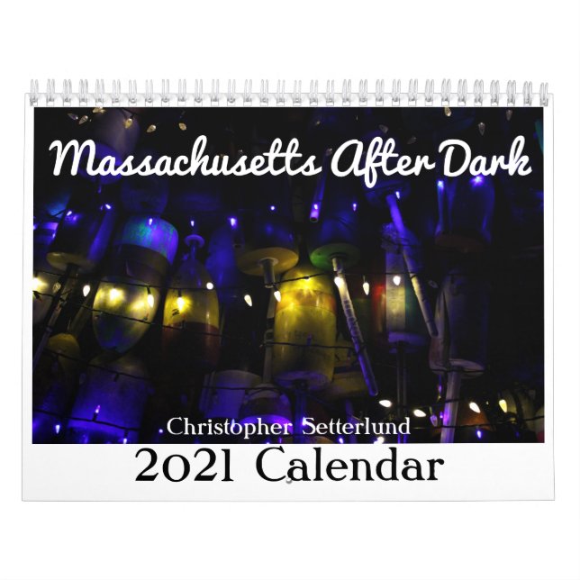 Massachusetts After Dark 2021 Calendar (Cover)
