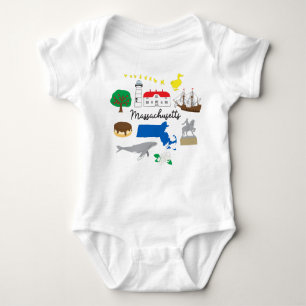 Massachusetts Baby Bodysuit