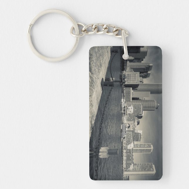 Massachusetts, Boston, Rowe's Wharf buildings Key Ring (Front)