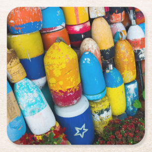 Massachusetts, Cape Ann, Rockport, Rockport Square Paper Coaster