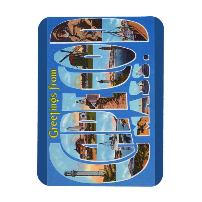 Massachusetts, Cape Cod, Magnet (Vertical)