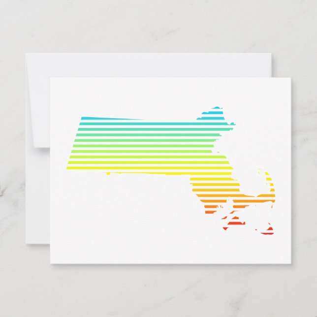 massachusetts chill fade invitation (Front)