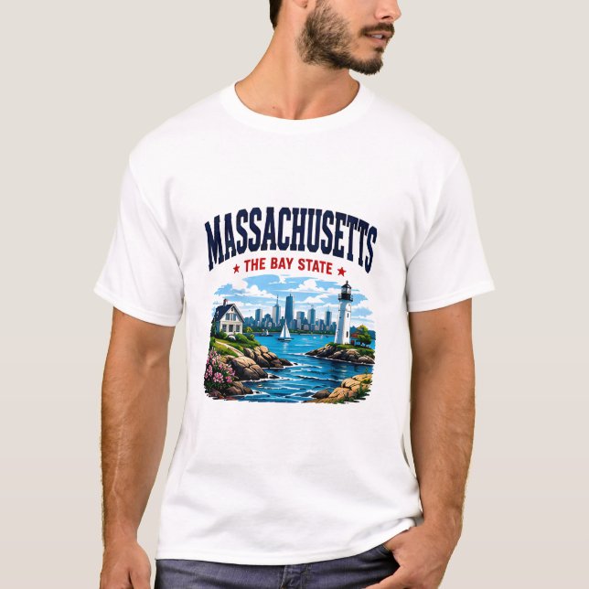Massachusetts Coastal Heritage T-Shirt (Front)