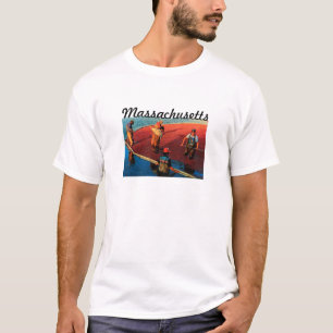 Massachusetts (Cranberry) T-Shirt