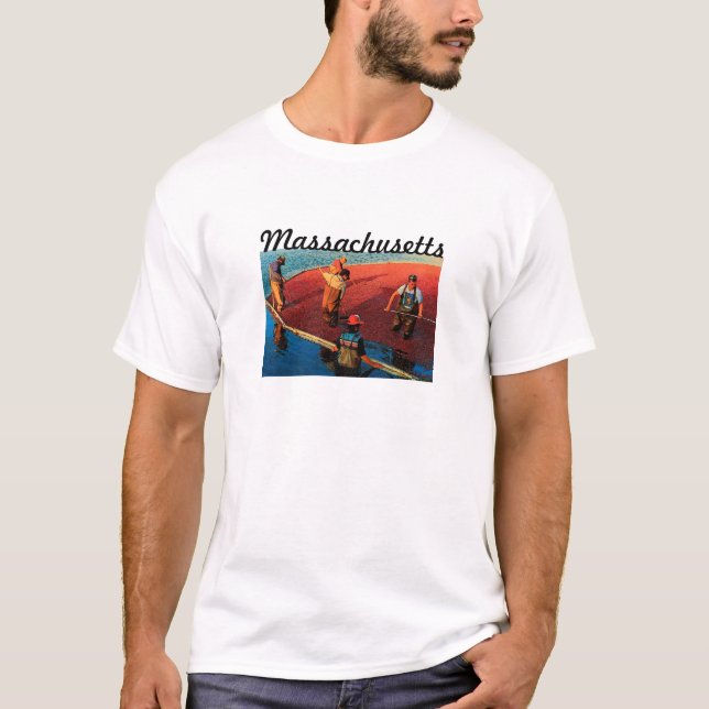 Massachusetts (Cranberry) T-Shirt (Front)