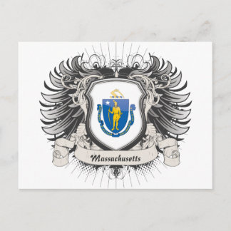 Massachusetts Crest Postcard