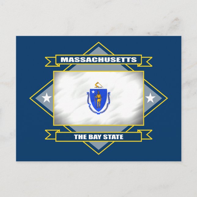 Massachusetts Diamond Postcard (Front)