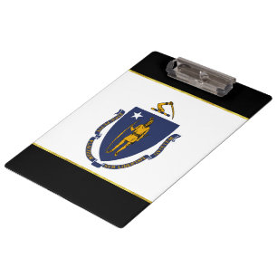 Massachusetts flag clipboard