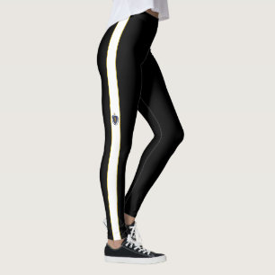 Massachusetts flag leggings