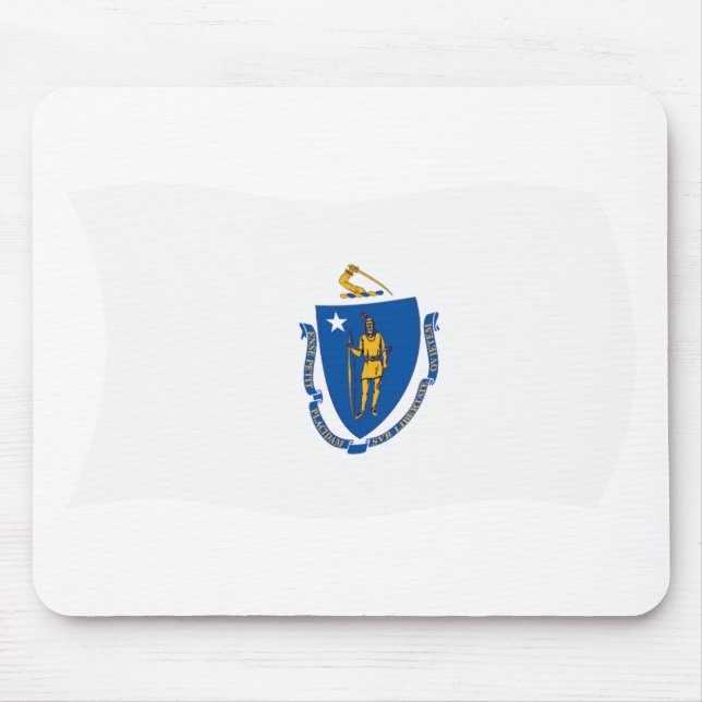 Massachusetts Flag Mousepad (Front)
