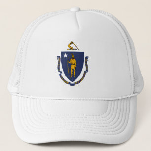 MASSACHUSETTS FLAG TRUCKER HAT