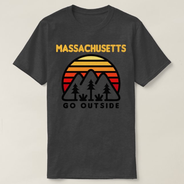 Massachusetts Gift  T-Shirt (Design Front)