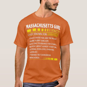 Massachusetts Girl Facts  T-Shirt