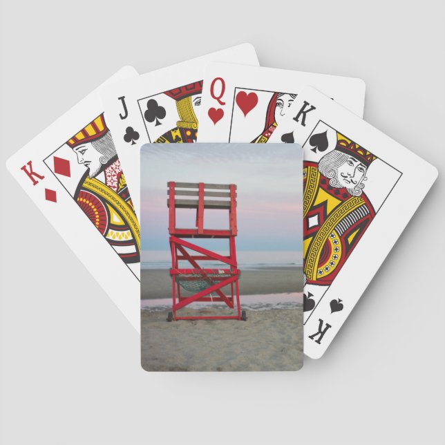 Massachusetts, Gloucester, Good Harbour Beach Playing Cards (Back)