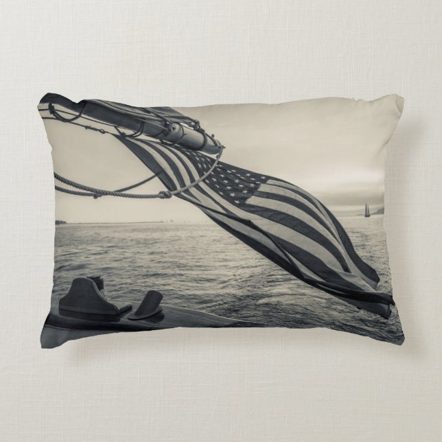Massachusetts, Gloucester, Schooner Festival 5 Decorative Cushion (Front)