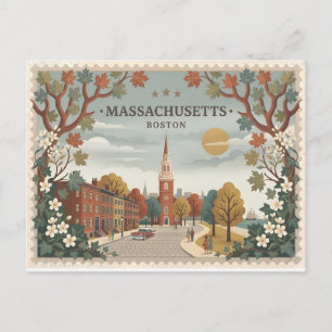 Massachusetts Heritage Postcard