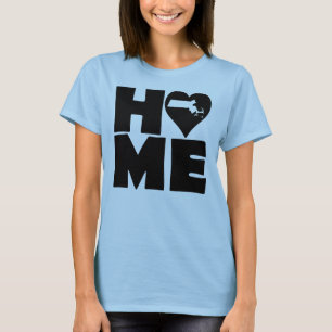 Massachusetts Home Heart State Tees T-Shirt