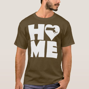 Massachusetts Home Heart State Tees T-Shirt