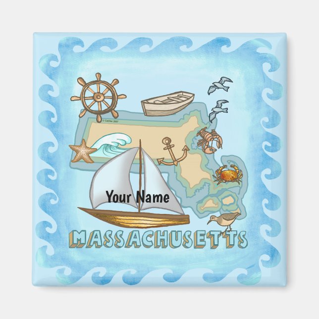 Massachusetts  magnet (Front)