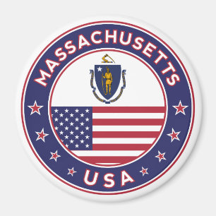 Massachusetts, Massachusetts sticker, phone case Magnet