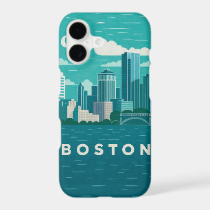 Massachusetts Night Cityscape   Boston City