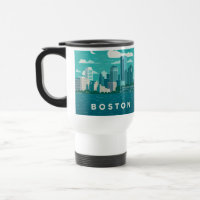 Massachusetts Night Cityscape | Boston City