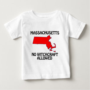 Massachusetts - No Witchcraft Allowed Baby T-Shirt