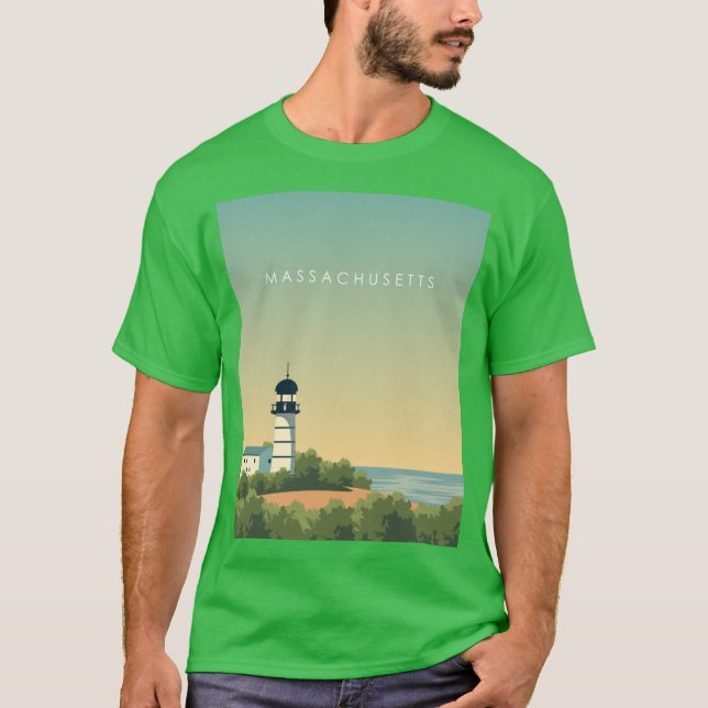 massachusetts Oversized T-Shirt (Front)