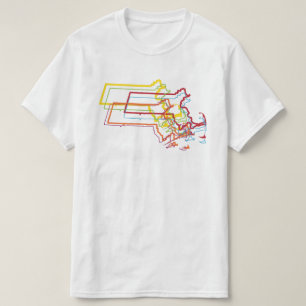 massachusetts pride blur T-Shirt