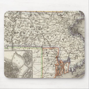 Massachusetts, Rhode Island 2 Mouse Pad