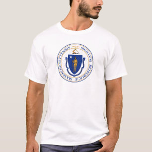Massachusetts seal, American state seal T-Shirt
