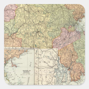 Massachusetts Square Sticker