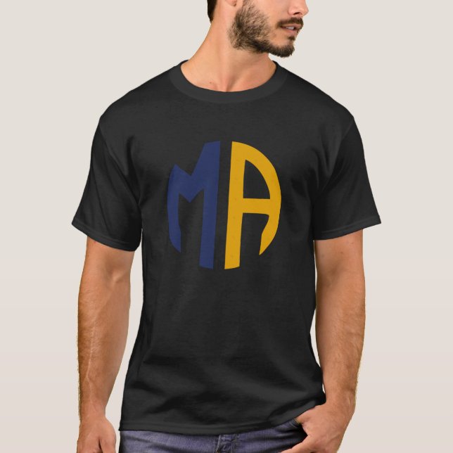 Massachusetts State Abbreviation T-Shirt (Front)