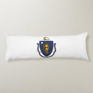 Massachusetts State Flag Body Cushion