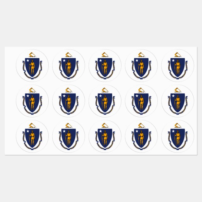 Massachusetts State Flag Design (Sheet)