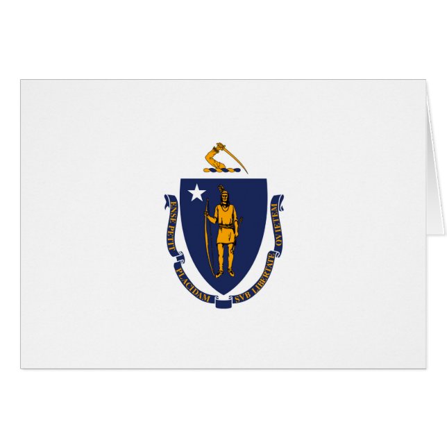 Massachusetts State Flag Design (Front Horizontal)