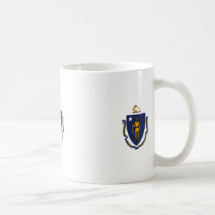 Massachusetts State Flag Design Coffee Mug