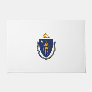 Massachusetts State Flag Design Doormat