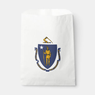Massachusetts State Flag Favour Bags
